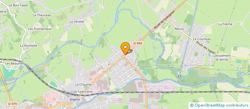 localisation de l'entreprise SOCIETE INTREPIDE SPORTS  DIGOIN