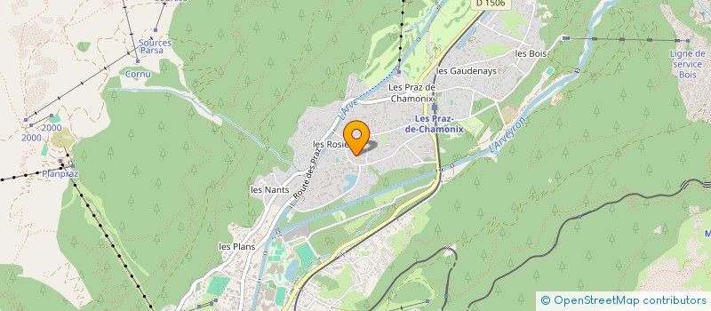 localisation de l'entreprise SOCIETE INVESTISSEMENT DE SAVOIE à CHAMONIX-MONT-BLANC