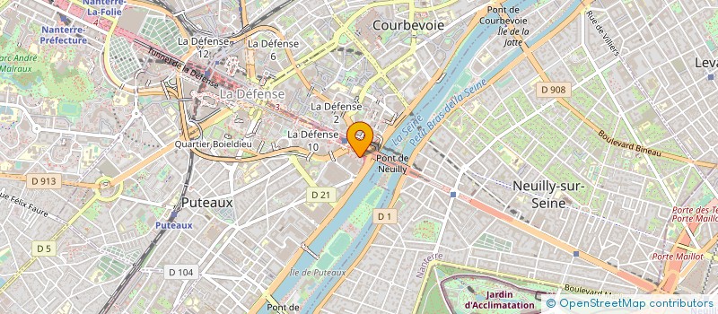 localisation de l'entreprise SOCIETE INVESTISSEMENT DECONINCK  PUTEAUX