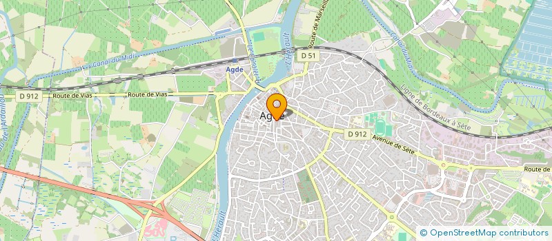 localisation de l'entreprise SOCIETE INVESTISSEMENT RESTAURATION à AGDE