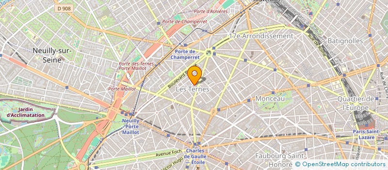 localisation de l'entreprise SOCIETE INVESTISSEMENTS FREDERIC  PARIS