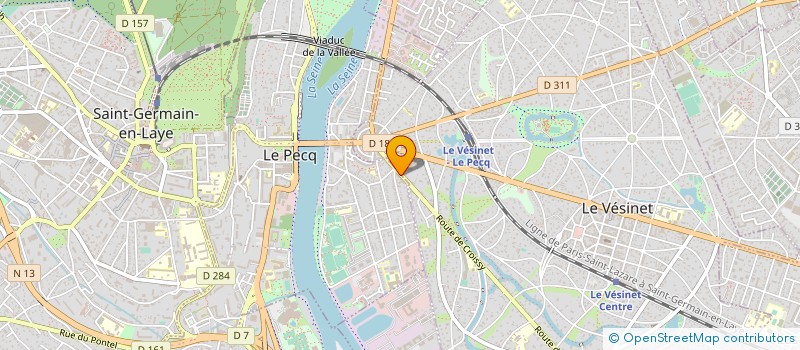 localisation de l'entreprise SOCIETE ISAMBERT ELECTRICITE à LE PECQ
