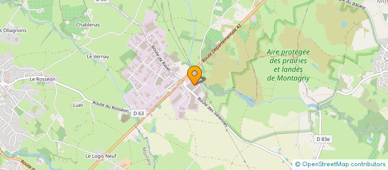 localisation de l'entreprise SOCIETE ISOLATION ETANCHEITE DE LA LOIRE à BEAUVALLON