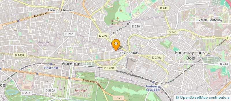 localisation de l'entreprise SOCIETE ISOTECH  VINCENNES