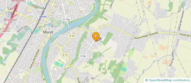 localisation de l'entreprise SOCIETE ISSA à MURET