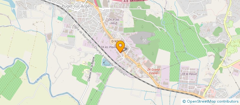 localisation de l'entreprise SOCIETE ITALO FRANCAISE BATI SOLUTIONS à PUGET-SUR-ARGENS