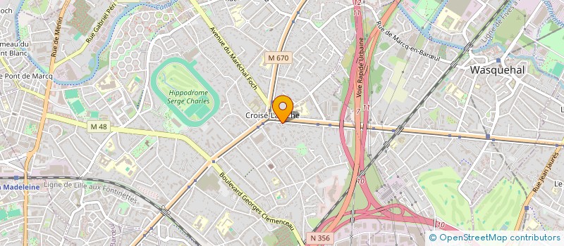 localisation de l'entreprise SOCIETE ITECH AUTO à MARCQ-EN-BARŒUL