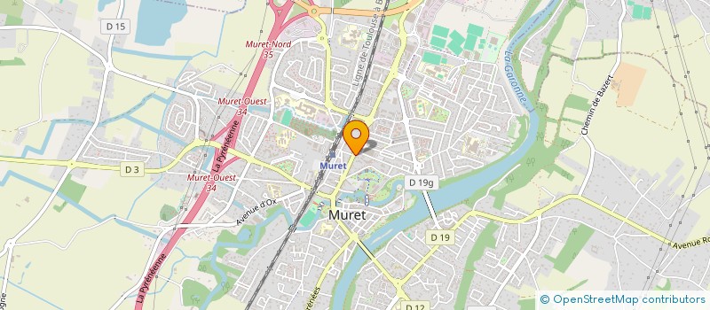 localisation de l'entreprise SOCIETE J.A.D.  MURET