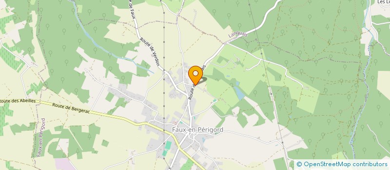 localisation de l'entreprise SOCIETE J AGUESSE à FAUX