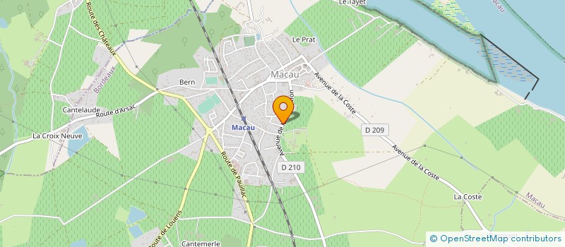 localisation de l'entreprise SOCIETE J B M  MACAU