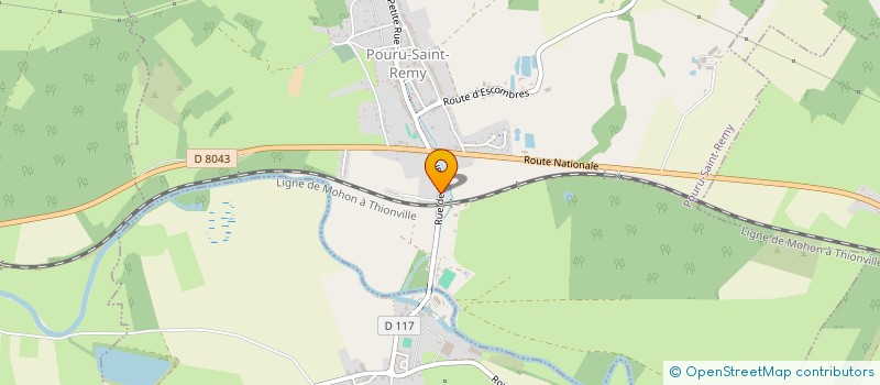 localisation de l'entreprise SOCIETE J. C. CUVILLIER  BAZEILLES