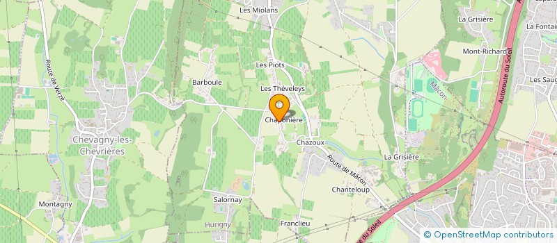 localisation de l'entreprise SOCIETE J.COINDARD ET P.PICHARD J.C.P.P  HURIGNY