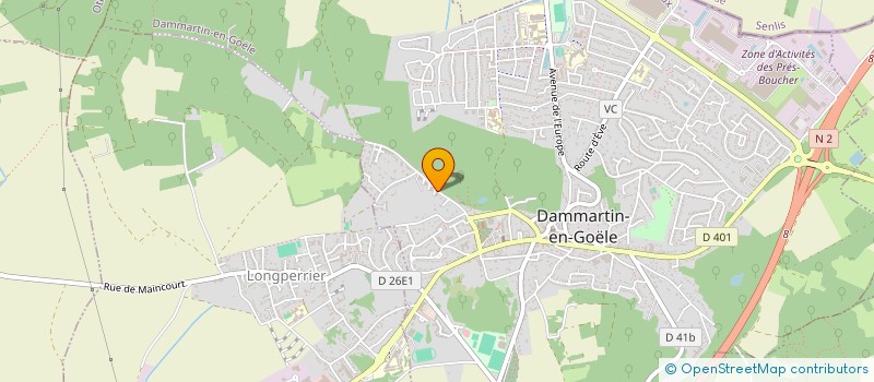 localisation de l'entreprise SOCIETE J DELAHOUSSE  DAMMARTIN-EN-GOELE