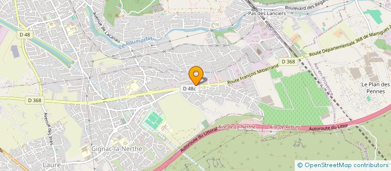 localisation de l'entreprise SOCIETE J.M DELGUTTE à GIGNAC-LA-NERTHE