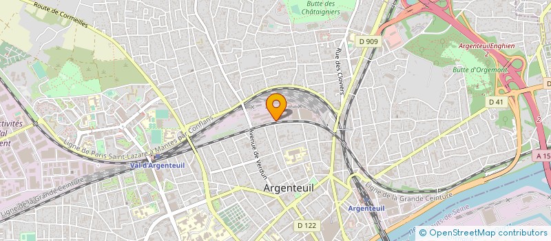 localisation de l'entreprise SOCIETE J.R. à ARGENTEUIL