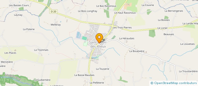 localisation de l'entreprise SOCIETE J.RENARD à SAINT-AUBIN-DU-CORMIER