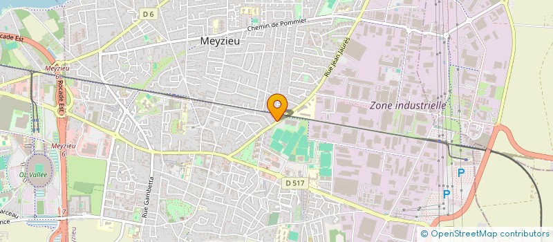 localisation de l'entreprise SOCIETE J.ROCHE à MEYZIEU