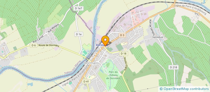 localisation de l'entreprise SOCIETE J.S.K.M.  DORMANS