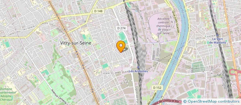 localisation de l'entreprise SOCIETE J. VILLAR à VITRY-SUR-SEINE