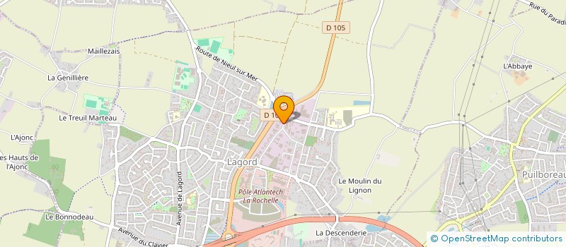 localisation de l'entreprise SOCIETE JACQUES LEO DENISET  LAGORD