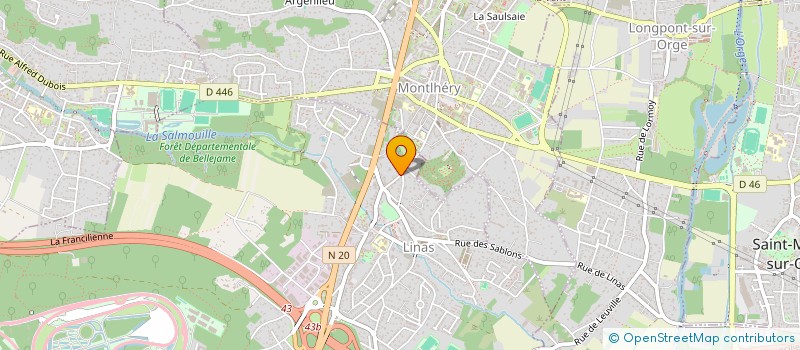 localisation de l'entreprise SOCIETE JADE à LINAS