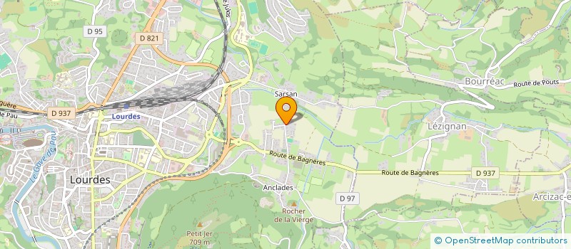 localisation de l'entreprise SOCIETE JAFRAN  LOURDES