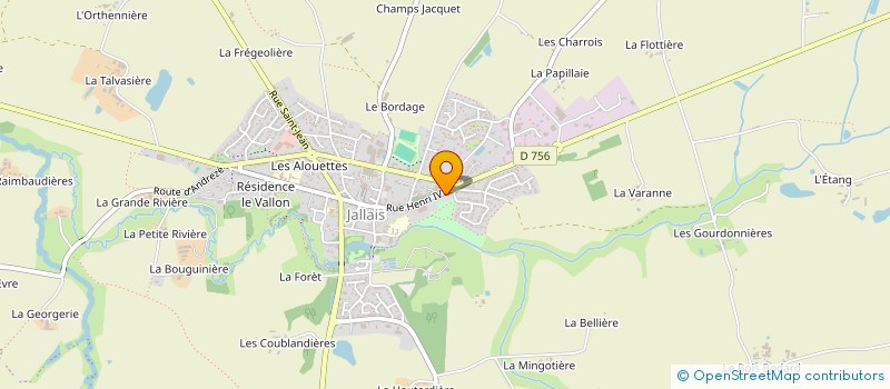localisation de l'entreprise SOCIETE JALLAISIENNE DE DISTRIBUTION SO JA DIS à BEAUPREAU-EN-MAUGES