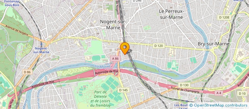 localisation de l'entreprise SOCIETE JAM  NOGENT-SUR-MARNE