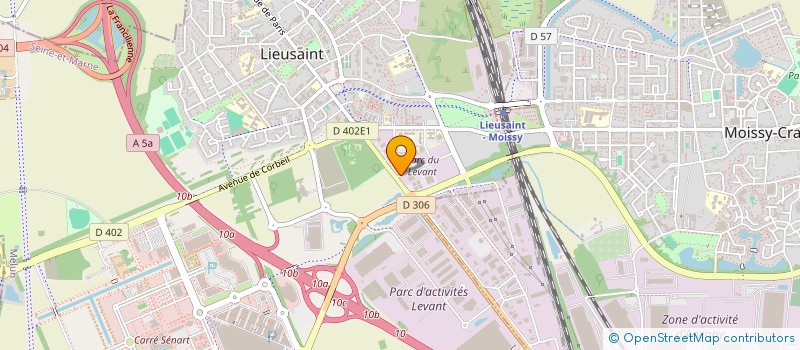 localisation de l'entreprise SOCIETE JAMA à LIEUSAINT
