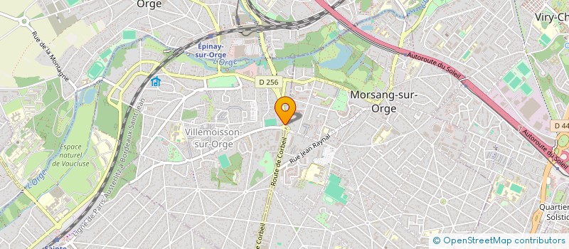 localisation de l'entreprise SOCIETE JAPA à VILLEMOISSON-SUR-ORGE