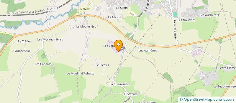 localisation de l'entreprise SOCIETE JEAN FREON ELAGAGE à AUBE