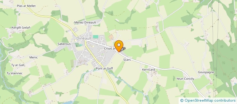 localisation de l'entreprise SOCIETE JEAN GOASGUEN ET FILS à DINEAULT