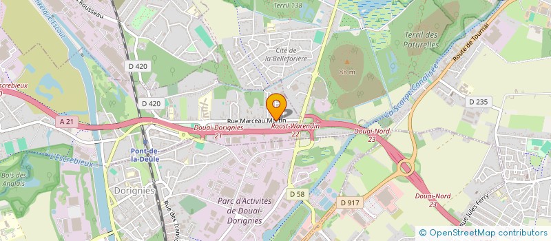 localisation de l'entreprise SOCIETE JEAN-LUC GALLEE  FLERS-EN-ESCREBIEUX