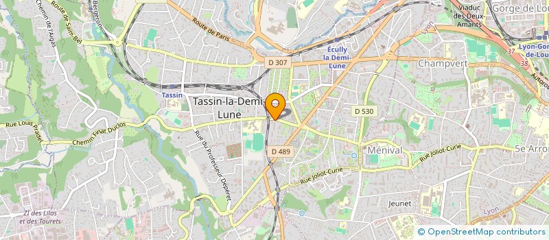 localisation de l'entreprise SOCIETE JEAN RIVIER ET FILS  TASSIN-LA-DEMI-LUNE