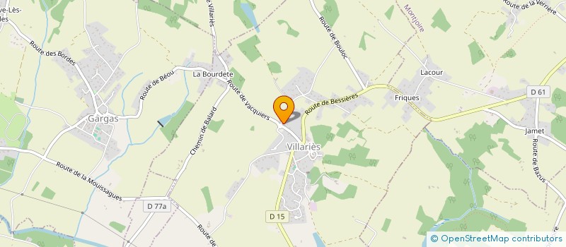 localisation de l'entreprise SOCIETE JESSICA  VILLARIES