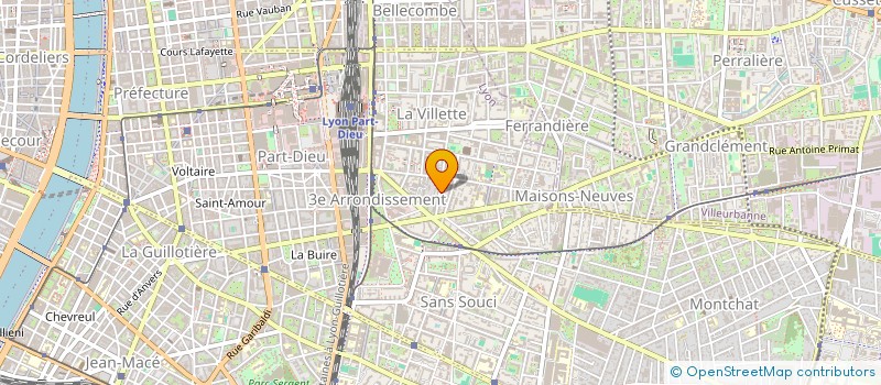 localisation de l'entreprise SOCIETE JFT à LYON