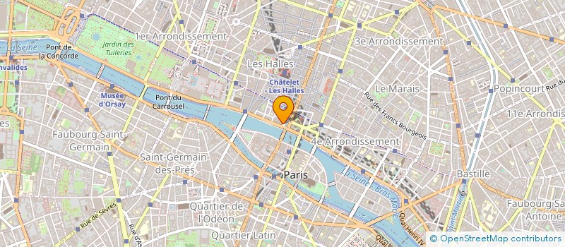localisation de l'entreprise SOCIETE JHB à PARIS 01