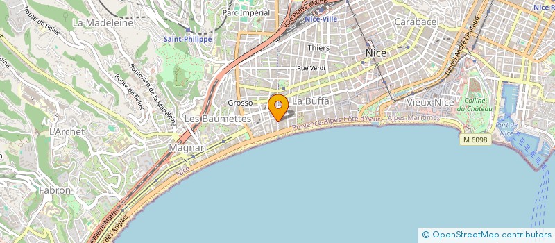 localisation de l'entreprise SOCIETE JMPC à NICE