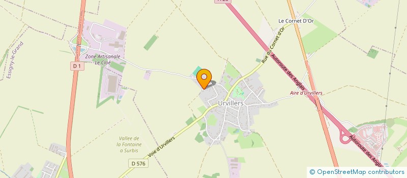 localisation de l'entreprise SOCIETE JOB CHOCO S.J.C.  URVILLERS