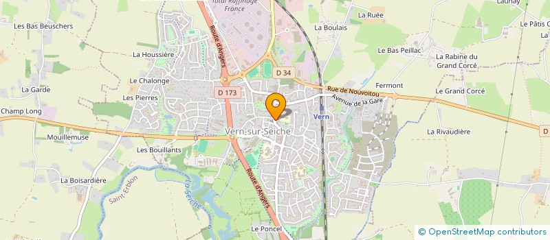 localisation de l'entreprise SOCIETE JOUANIN  VERN-SUR-SEICHE