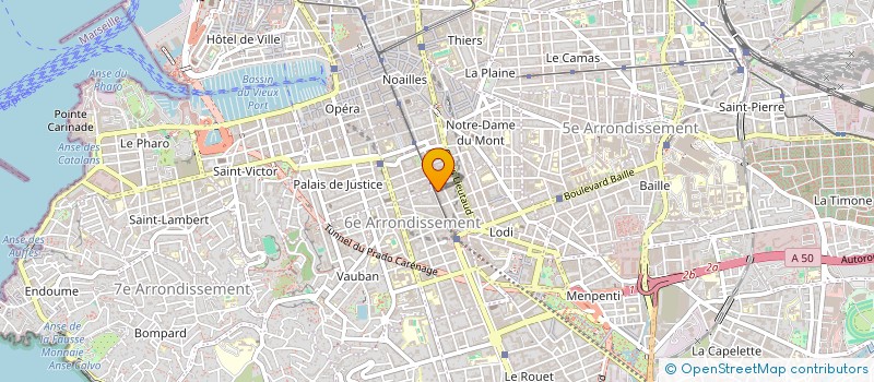 localisation de l'entreprise SOCIETE JOUETS AGNESE à MARSEILLE