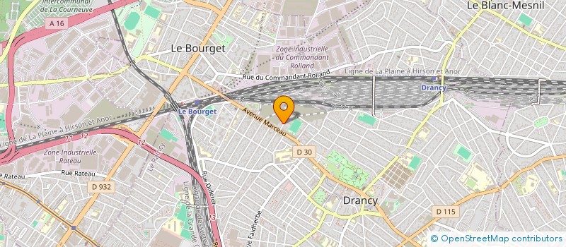 localisation de l'entreprise SOCIETE JOURNO à DRANCY