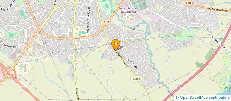 localisation de l'entreprise SOCIETE JOUTEAU à CHOLET