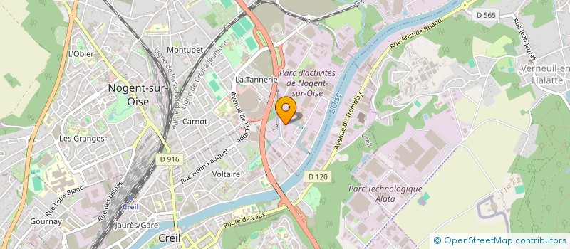 localisation de l'entreprise SOCIETE JOUVIN à NOGENT-SUR-OISE