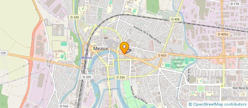 localisation de l'entreprise SOCIETE JUDICIAIRE DE FRANCE à MEAUX