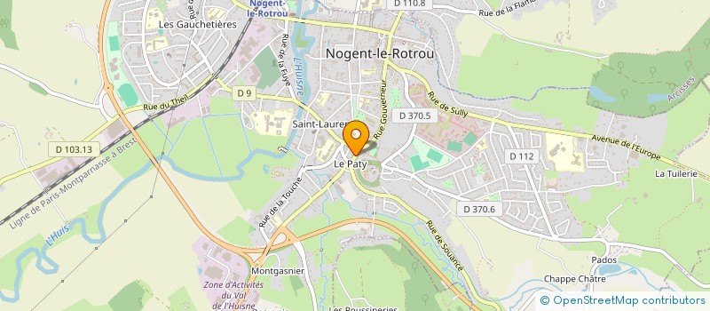 localisation de l'entreprise SOCIETE JUDITH&APPOLONIE à NOGENT-LE-ROTROU
