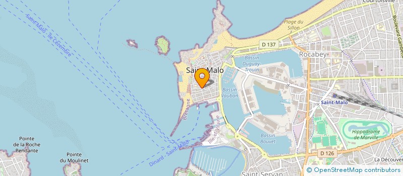 localisation de l'entreprise SOCIETE JULES VERNE à SAINT-MALO