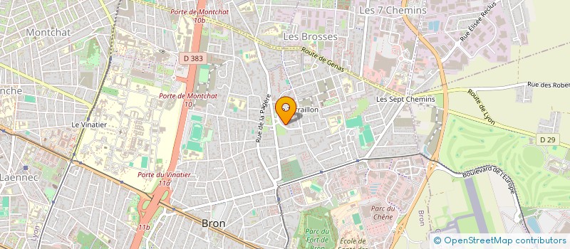 localisation de l'entreprise SOCIETE JULIEN  BRON