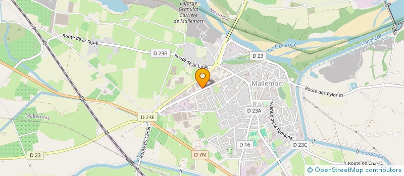 localisation de l'entreprise SOCIETE JULLIAN JACKIE ET FILS à MALLEMORT