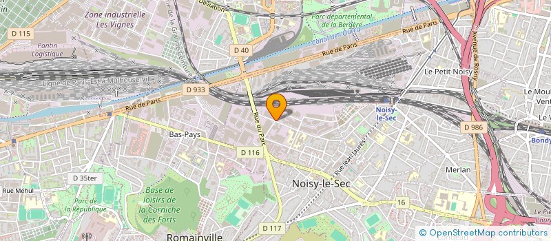 localisation de l'entreprise SOCIETE JYC à NOISY-LE-SEC
